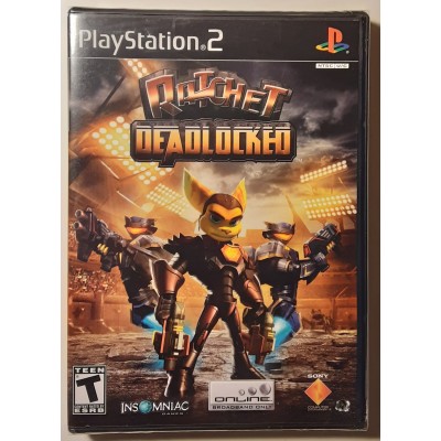 Ratchet: Deadlocked (PlayStation 2) (Brand New, Factory-Sealed, Hole In Case Corner)